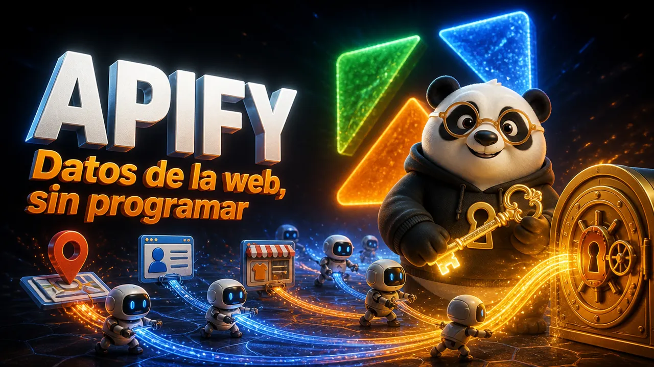 Portada de Apify con el panda de La Bóveda