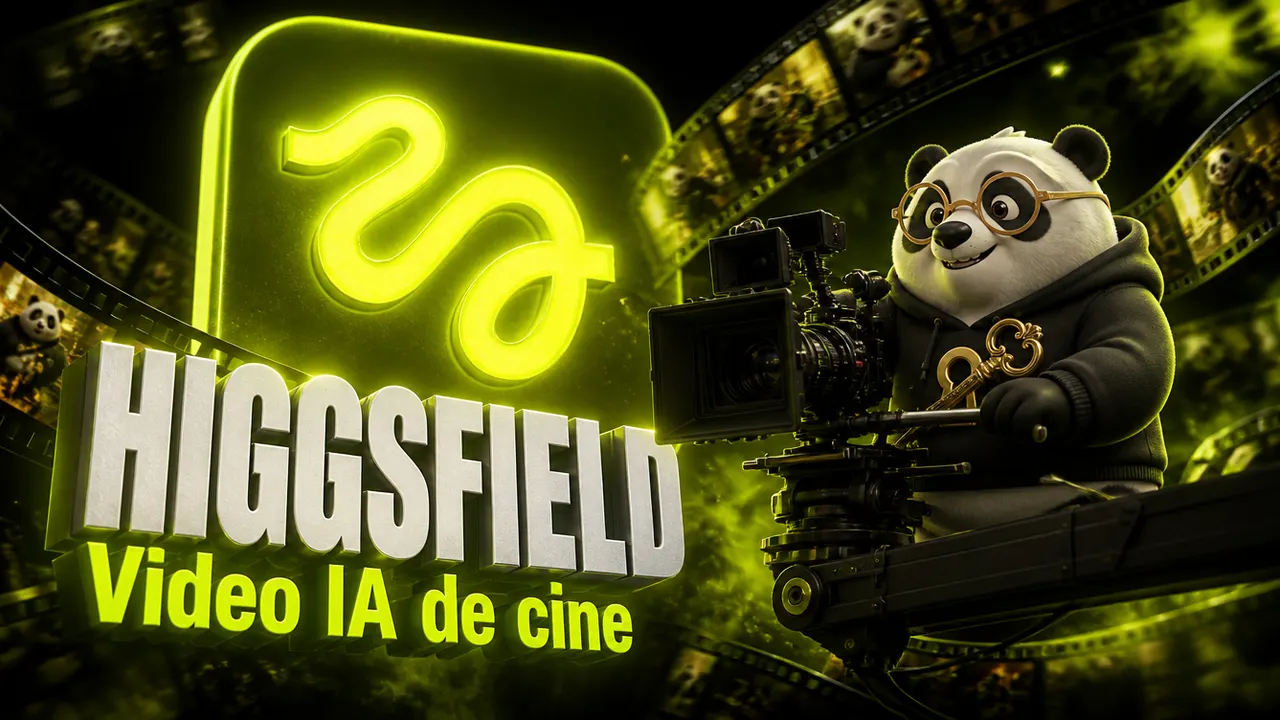 Portada de Higgsfield con el panda de La Bóveda